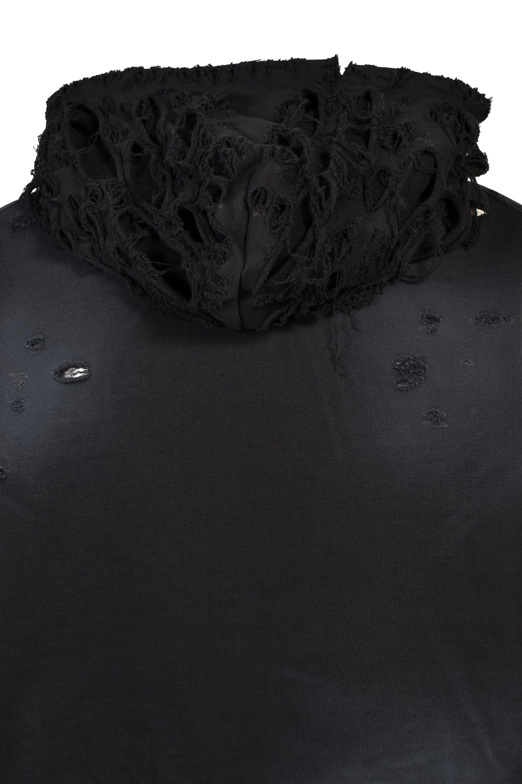 HEAD SHOT ZIP UP HOOD / FADED BLK