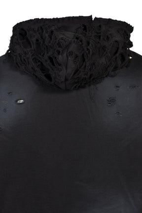 HEAD SHOT ZIP UP HOOD / FADED BLK