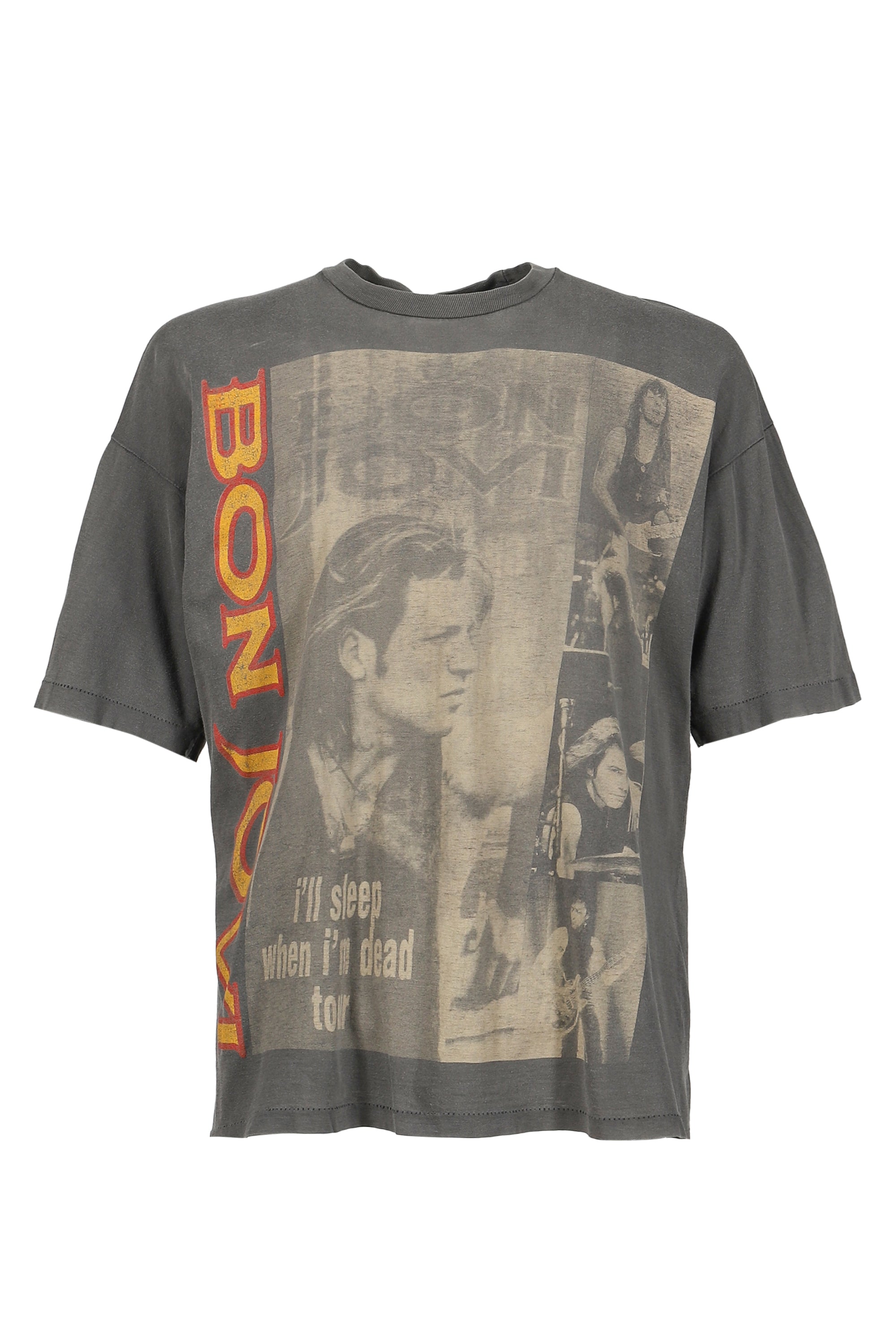 EARTHLING アースリング SS26 BON JOVI VINTAGE TEE / GRY - NUBIAN