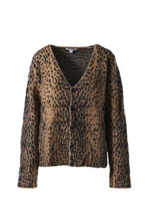 LEOPARD CHUCK CARDIGAN / LEOPARD