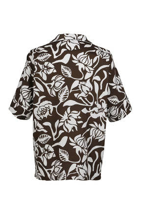 FLOWER PRINT COTTON SHIRTS / BRW