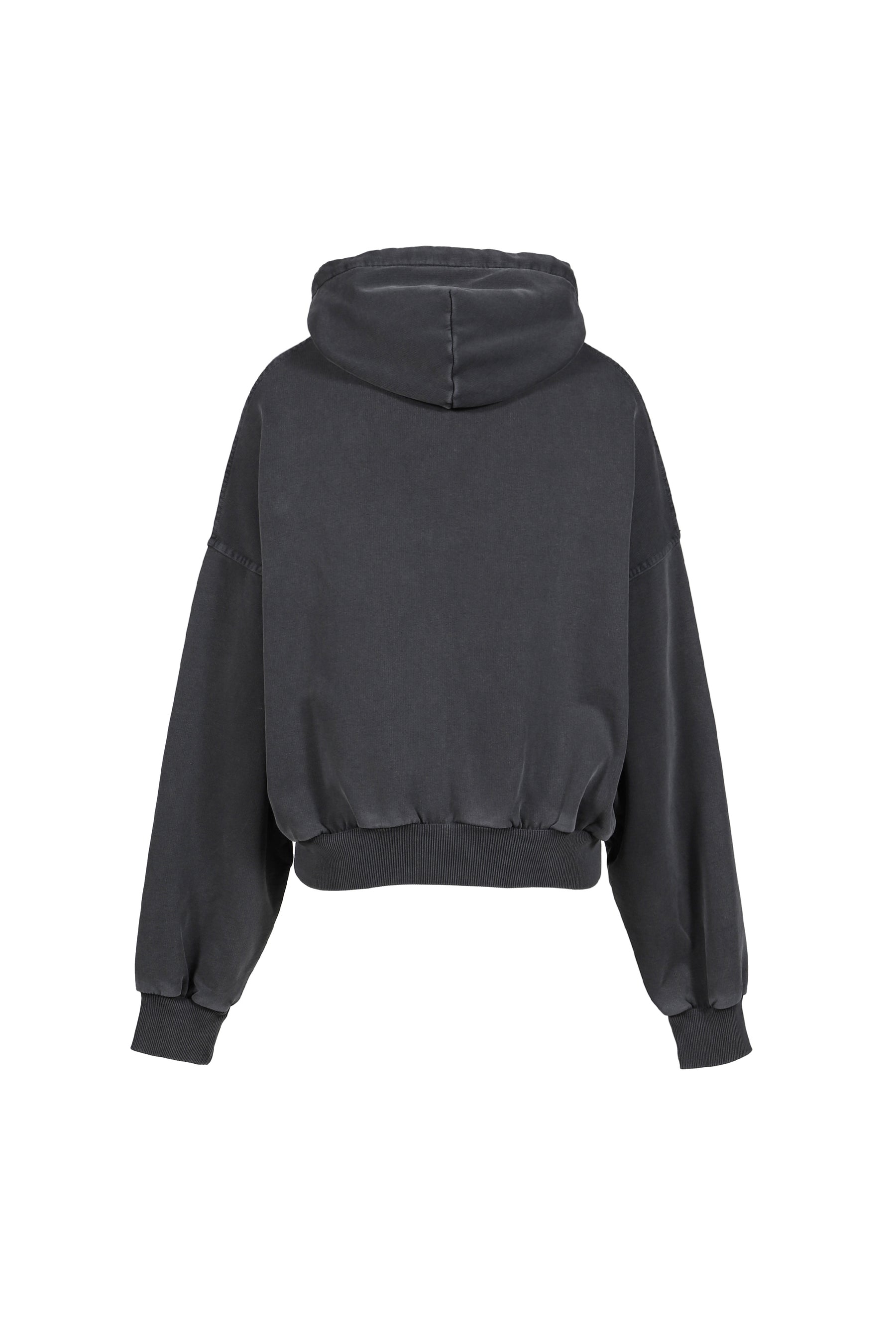 SHOULDERLESS HOODIE / BLK