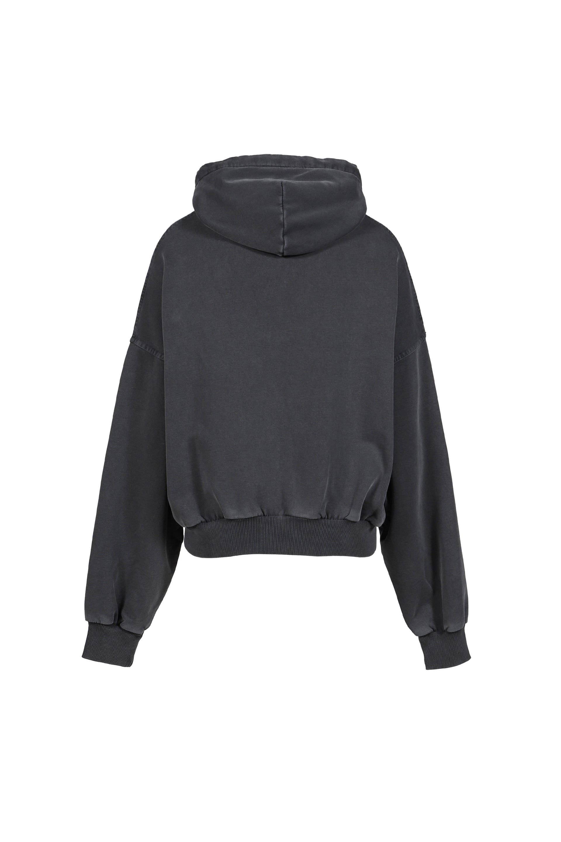 SHOULDERLESS HOODIE / BLK