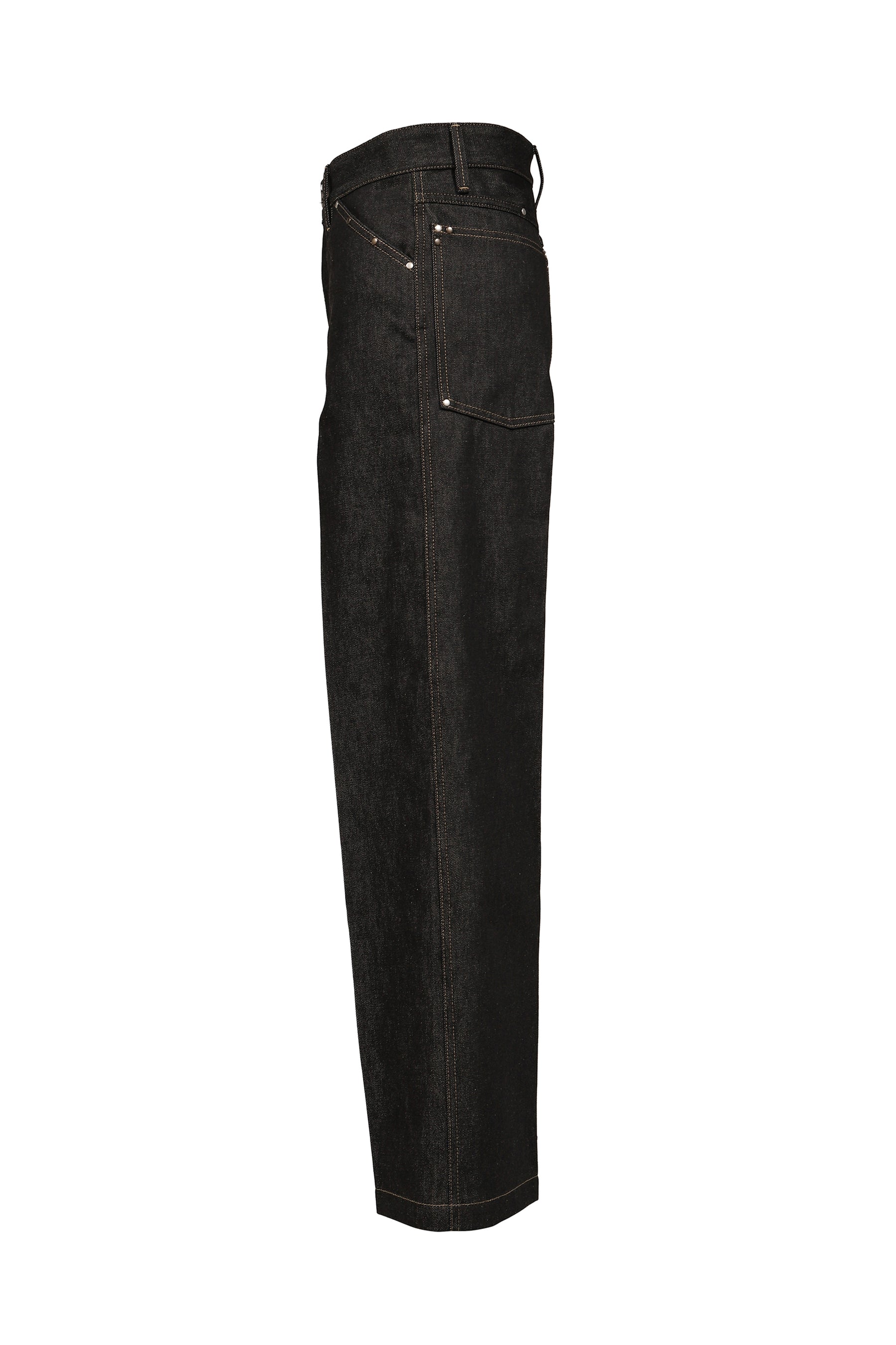 WIDE PANT WITH STUDS / SLATE