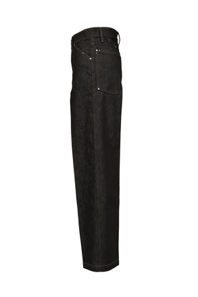 WIDE PANT WITH STUDS / SLATE