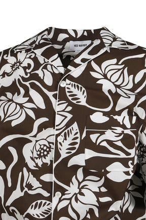 FLOWER PRINT COTTON SHIRTS / BRW