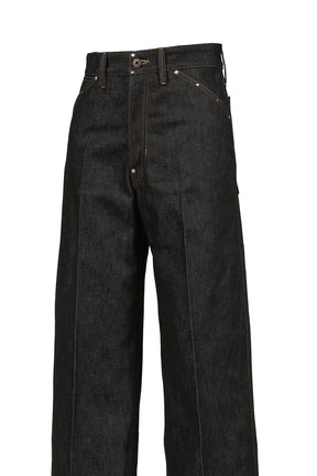 WIDE PANT WITH STUDS / SLATE