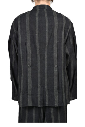 STRIPE JACKET / GRY