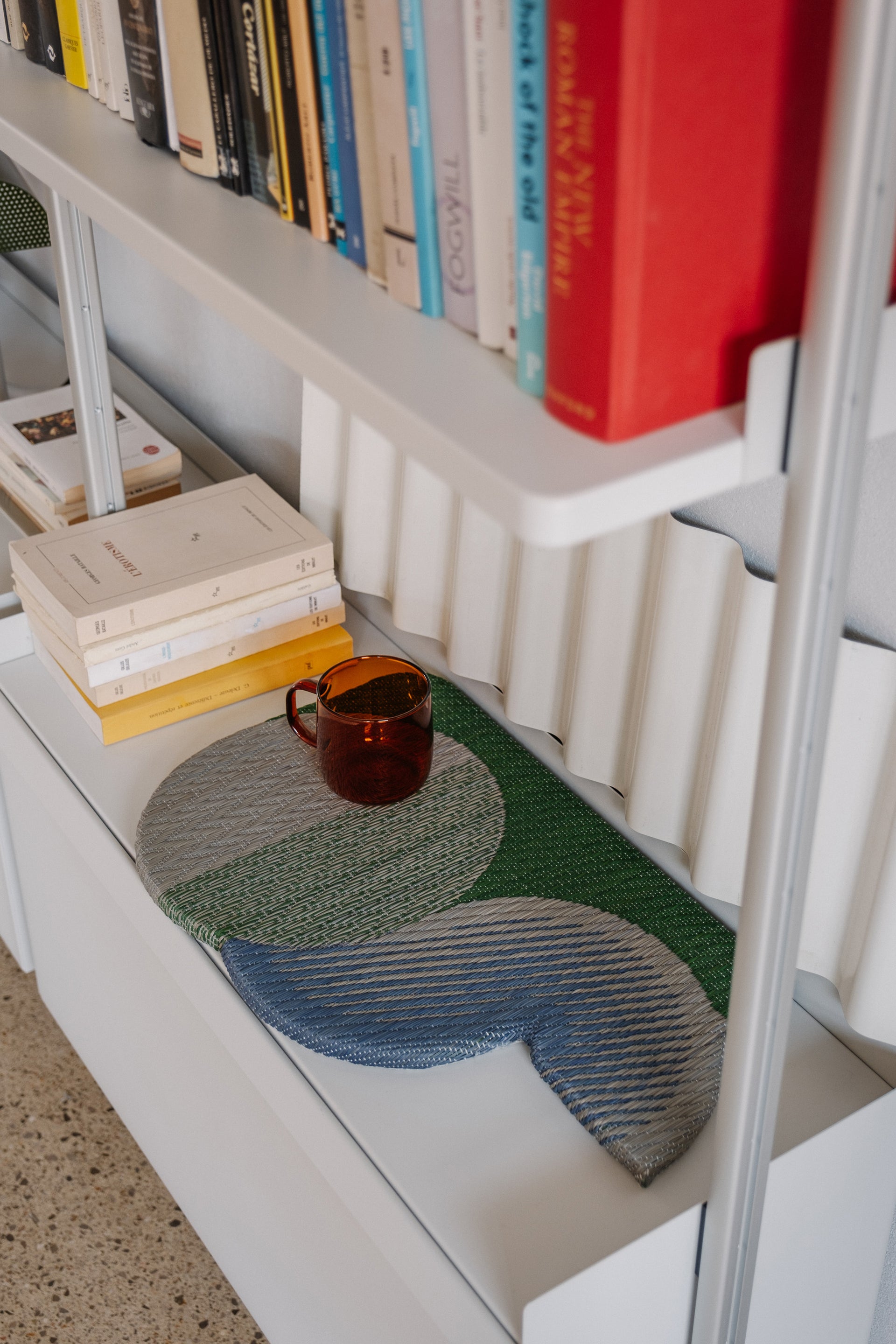 MINIATURE WAVY TATAMI - COBALT X THYME GREEN / MULTI