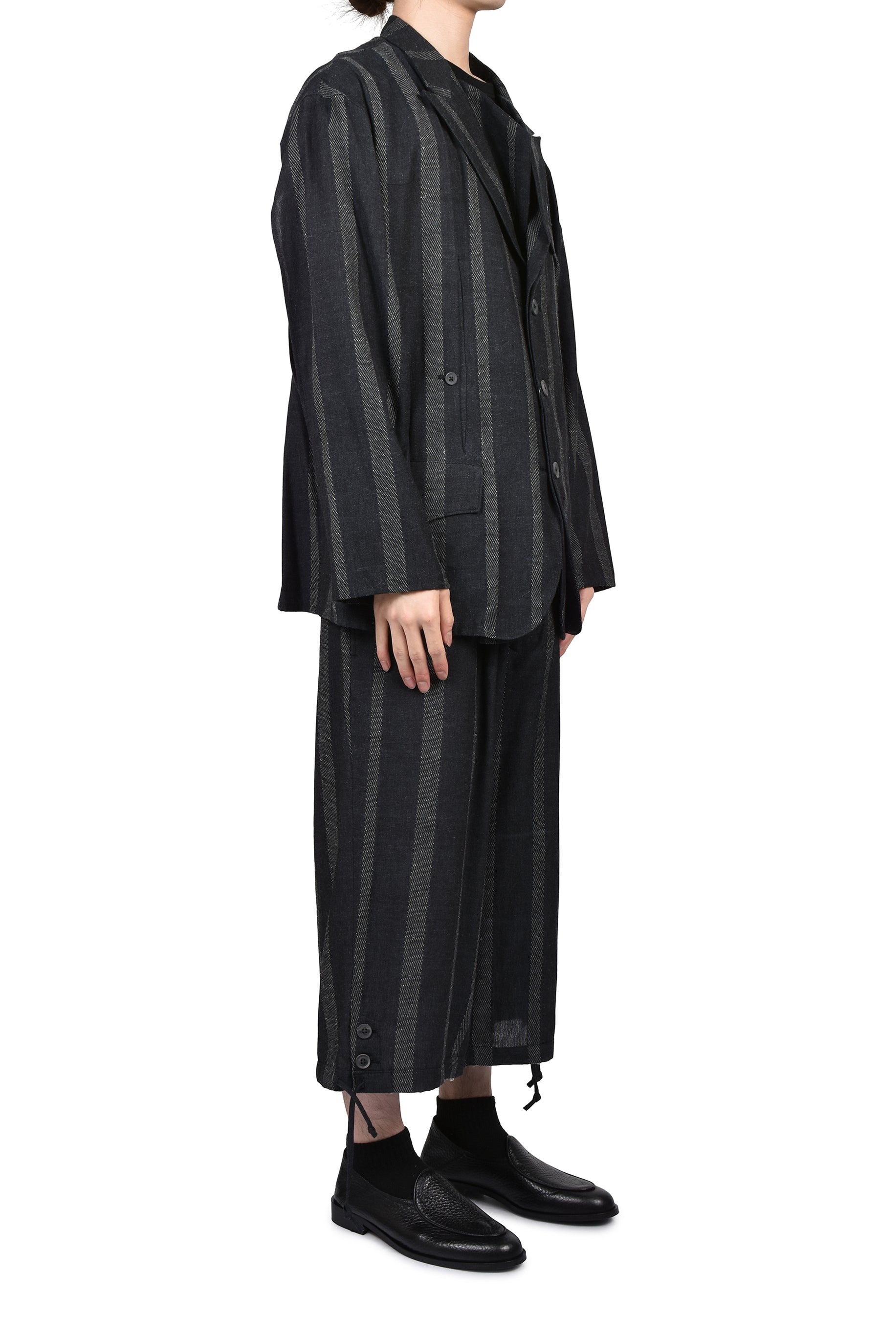 STRIPE JACKET / GRY
