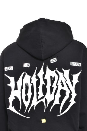 FADED HLDY HOODIE / BLK