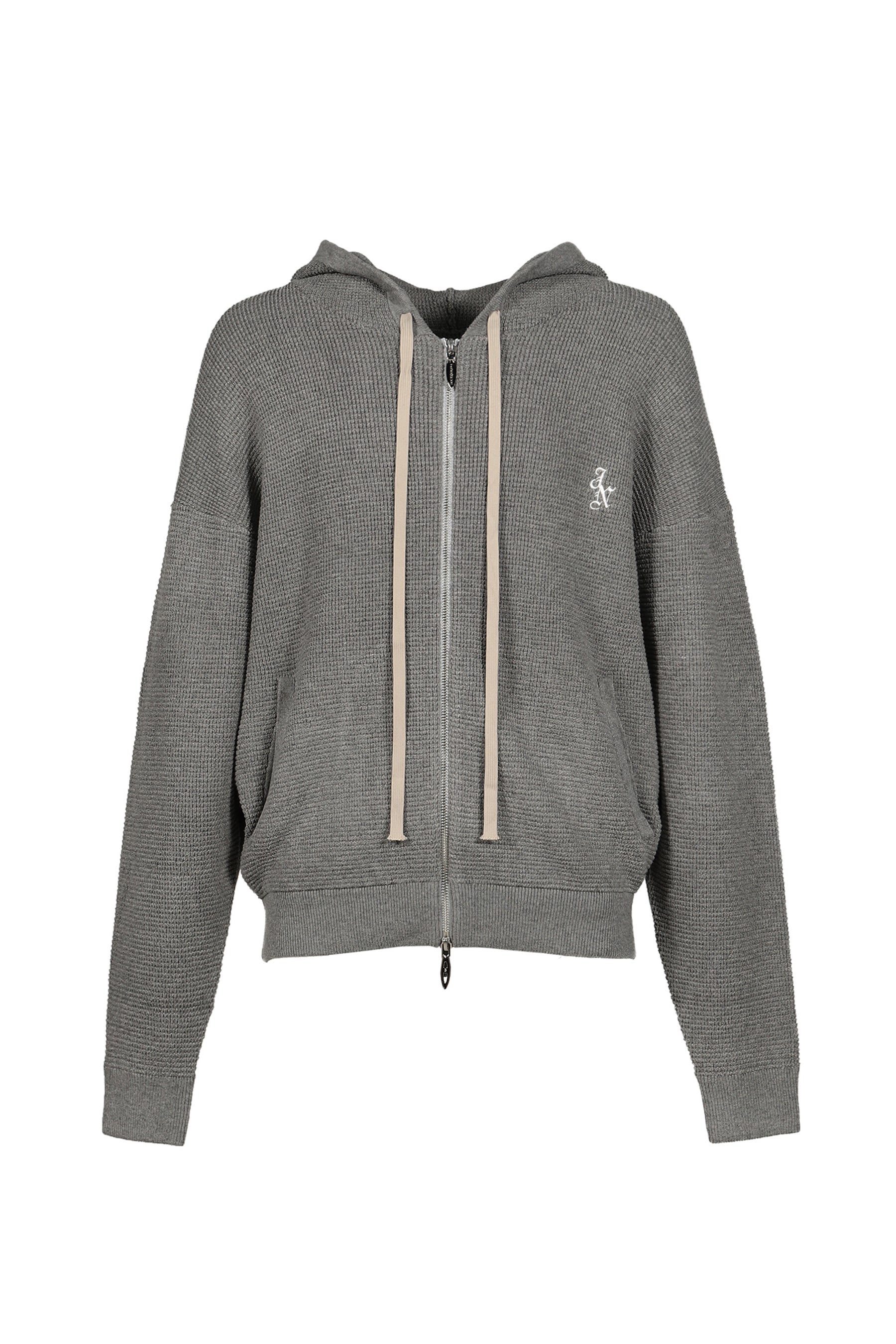 WAFFLE HOODIE / ASH