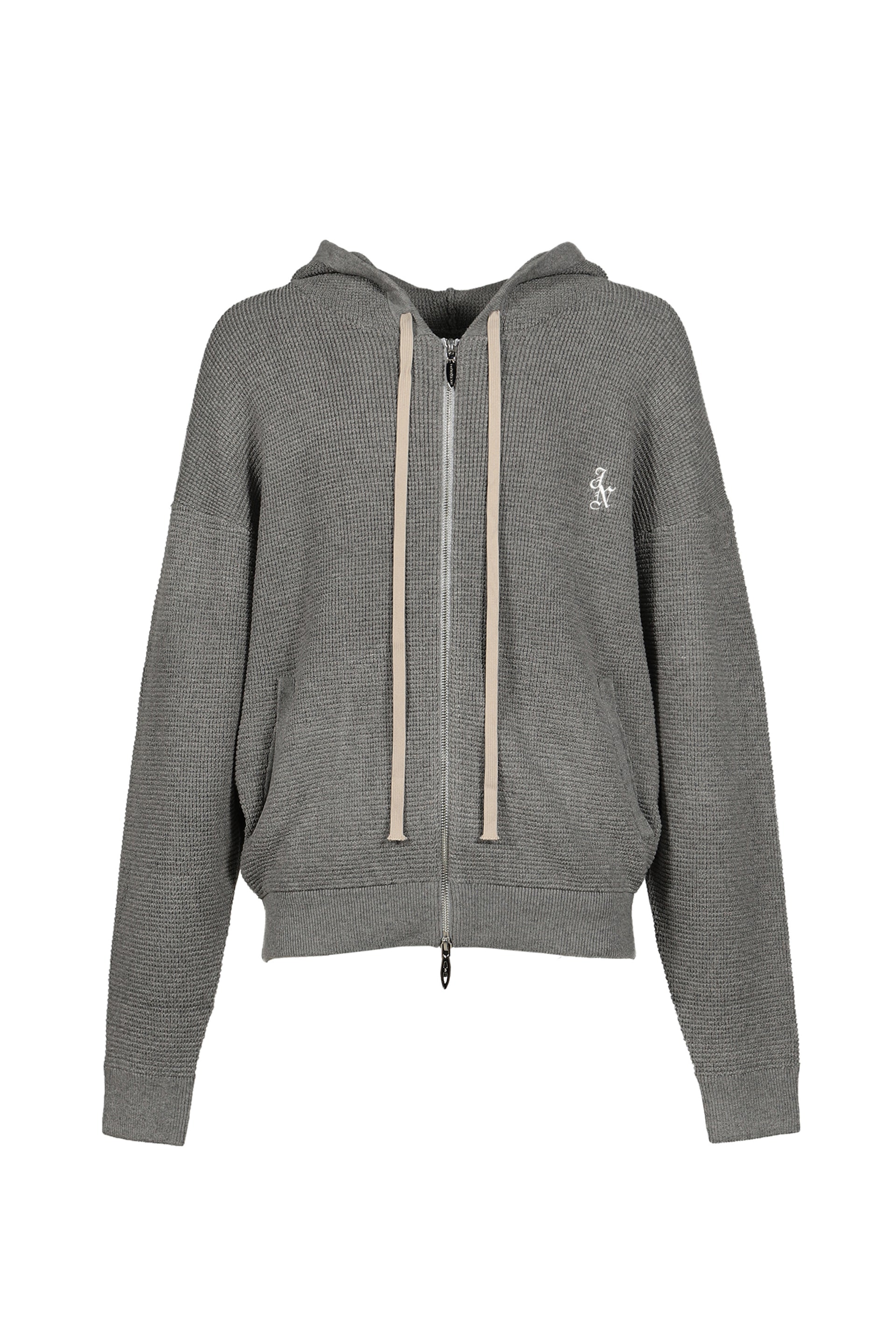 WAFFLE HOODIE / ASH