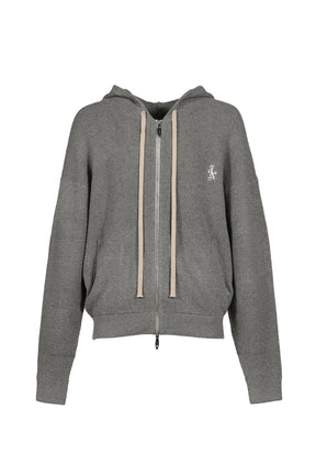 WAFFLE HOODIE / ASH