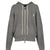 WAFFLE HOODIE / ASH