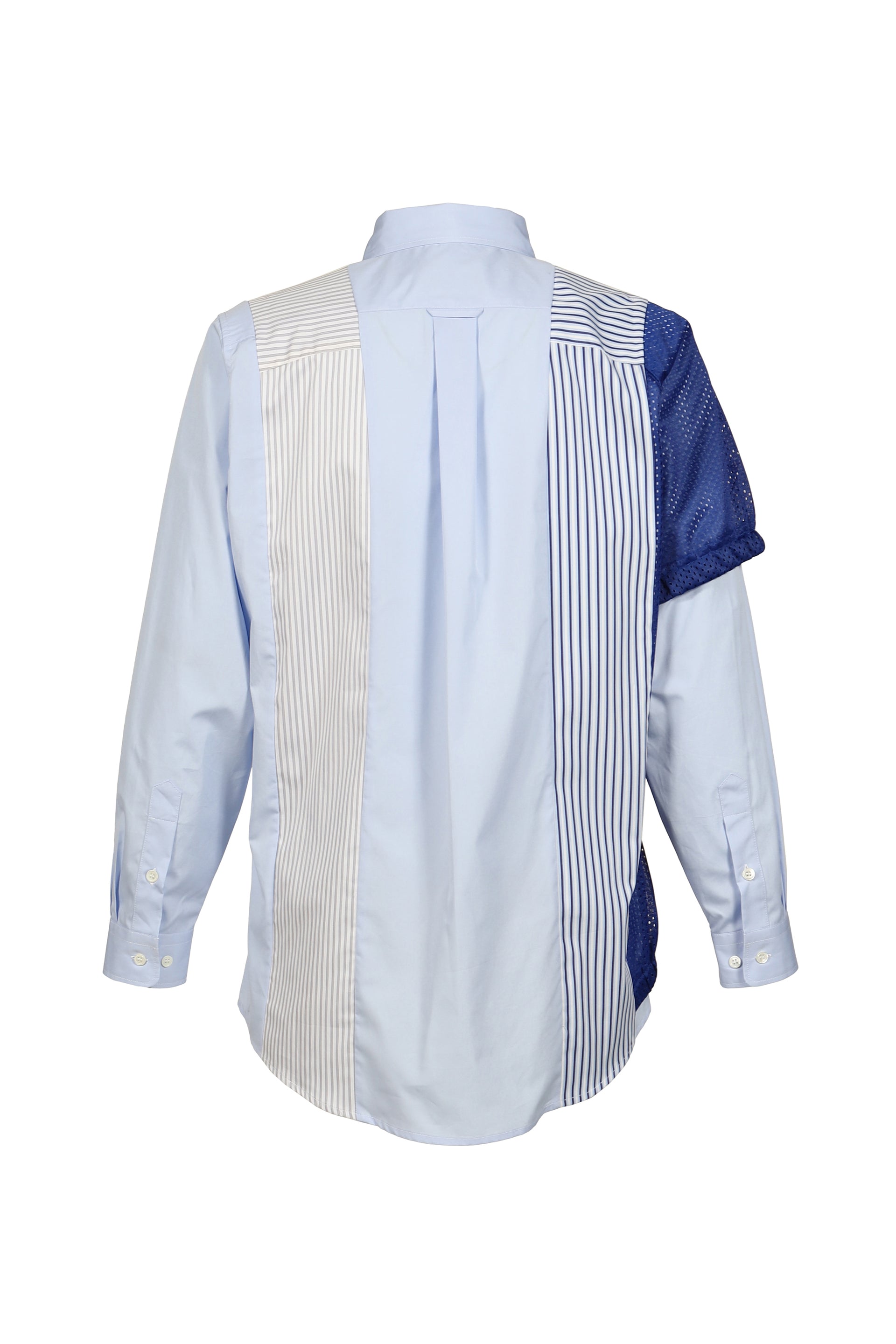 MIX SHIRT // ALL UNIQUE! / WHT/BLU