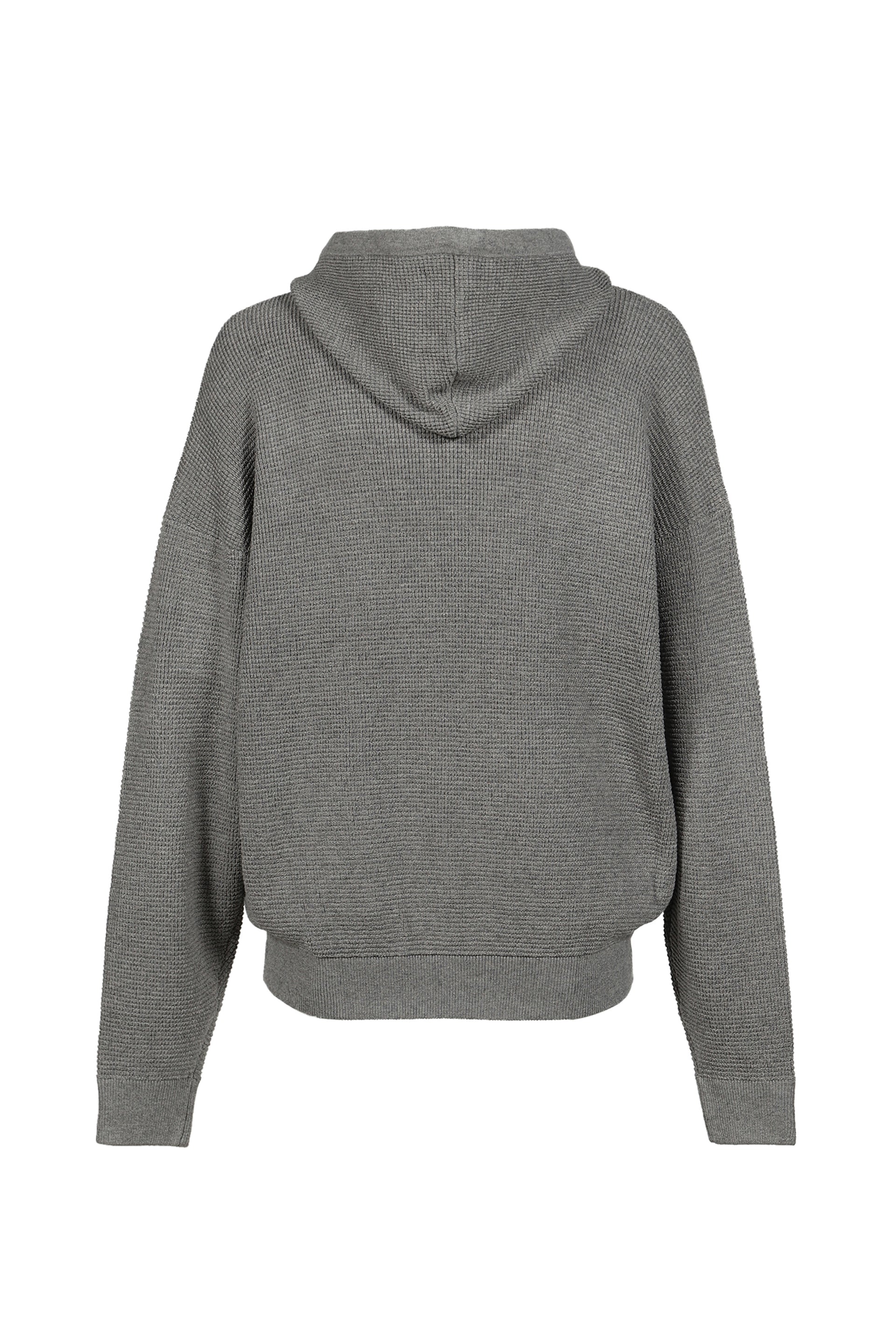 WAFFLE HOODIE / ASH