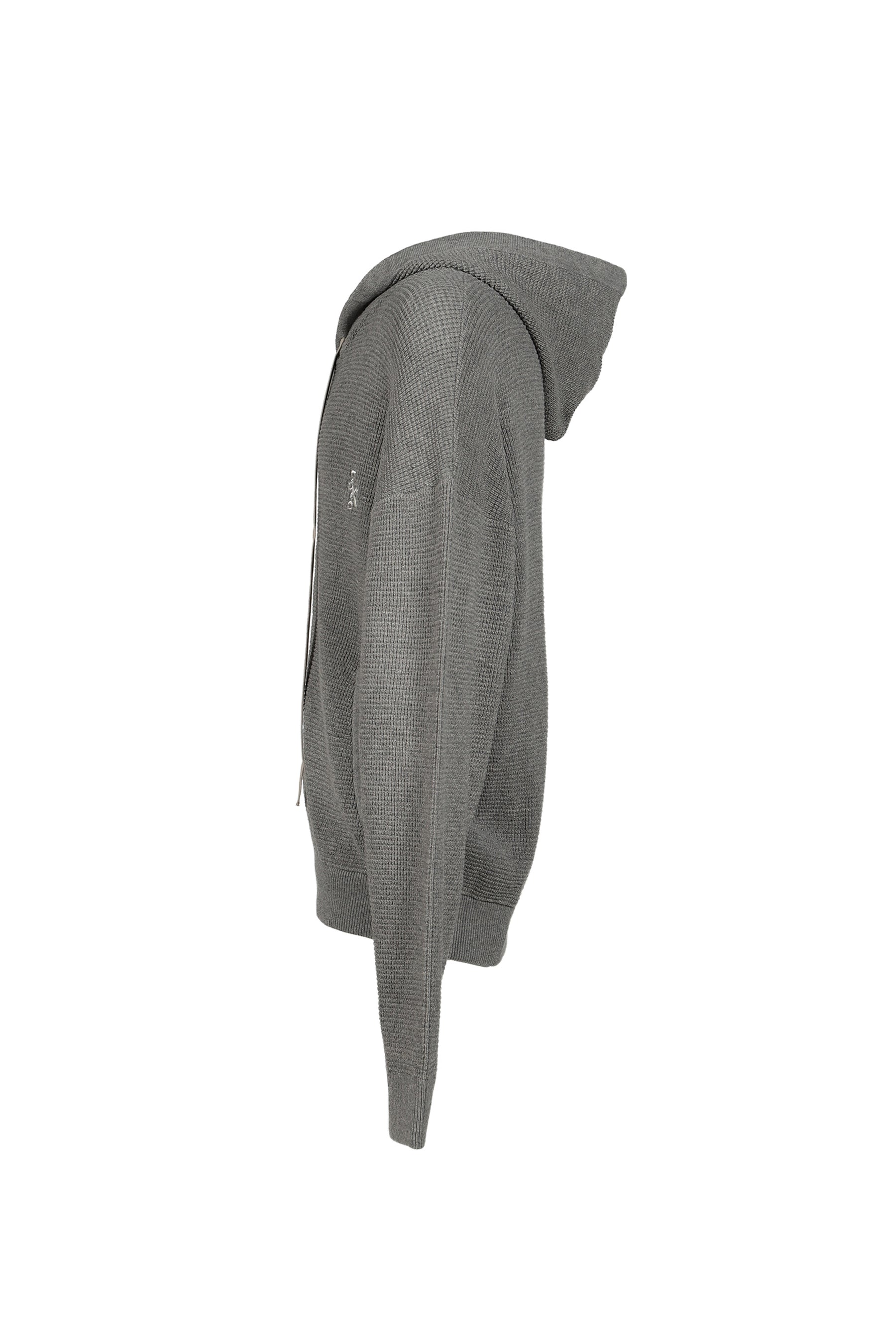 WAFFLE HOODIE / ASH
