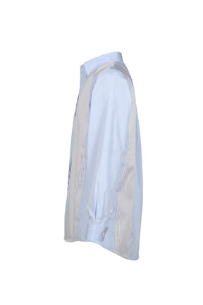 MIX SHIRT // ALL UNIQUE! / WHT/BLU