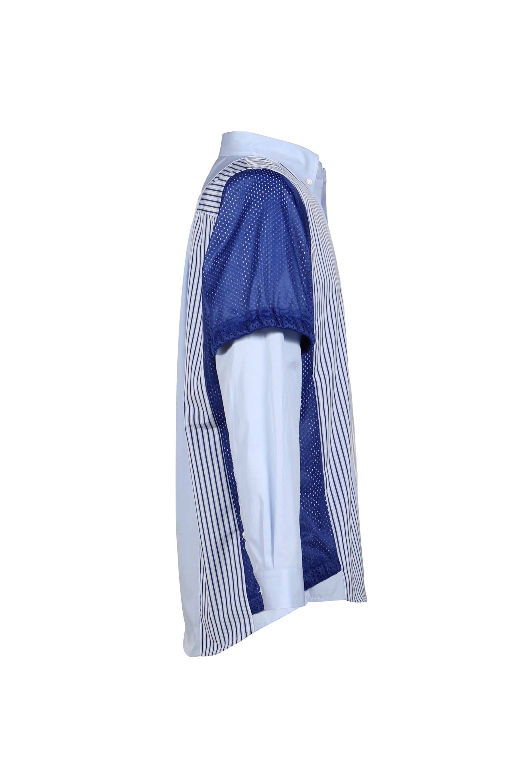 MIX SHIRT // ALL UNIQUE! / WHT/BLU