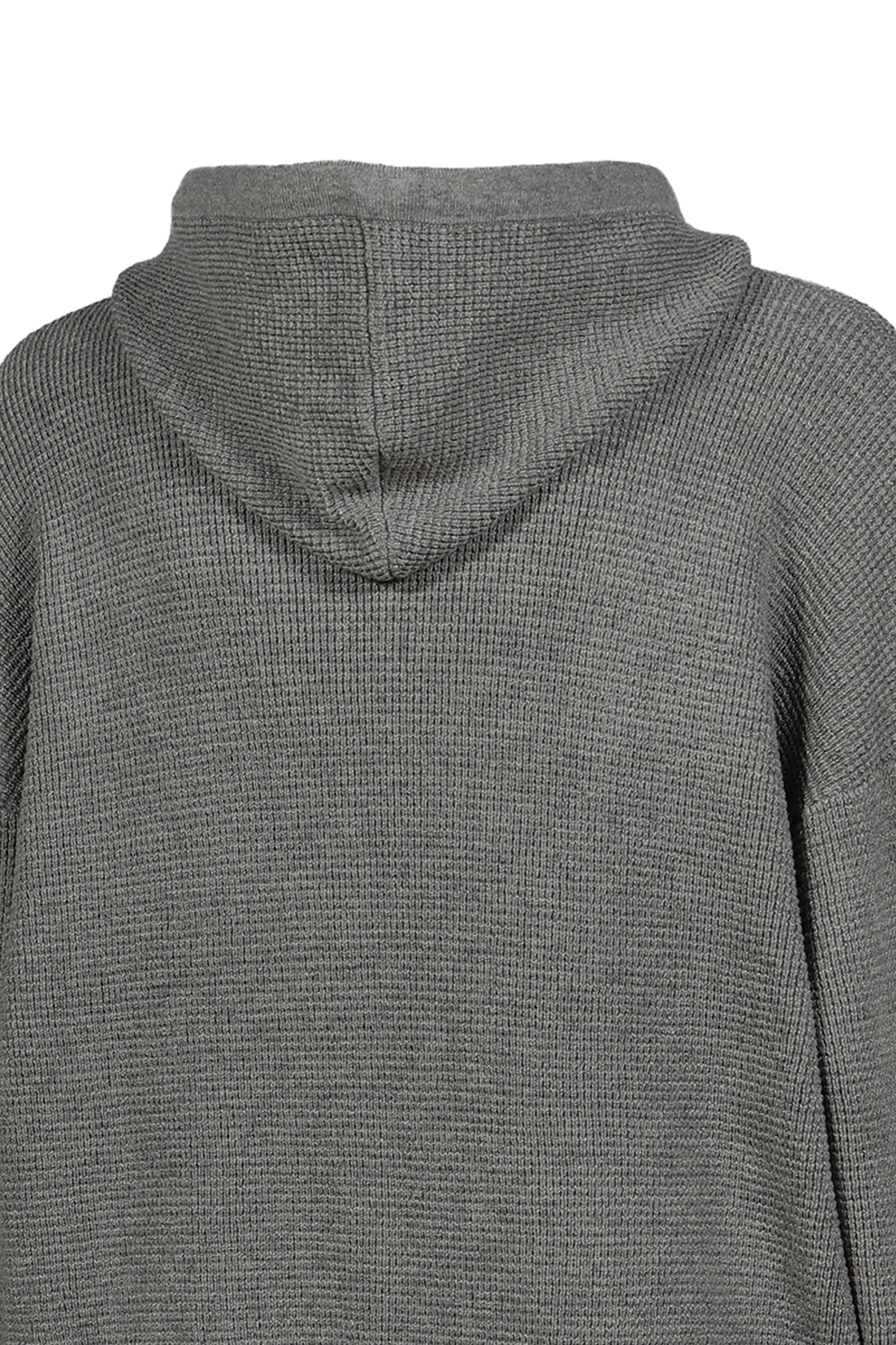 WAFFLE HOODIE / ASH