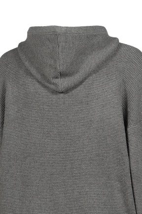 WAFFLE HOODIE / ASH