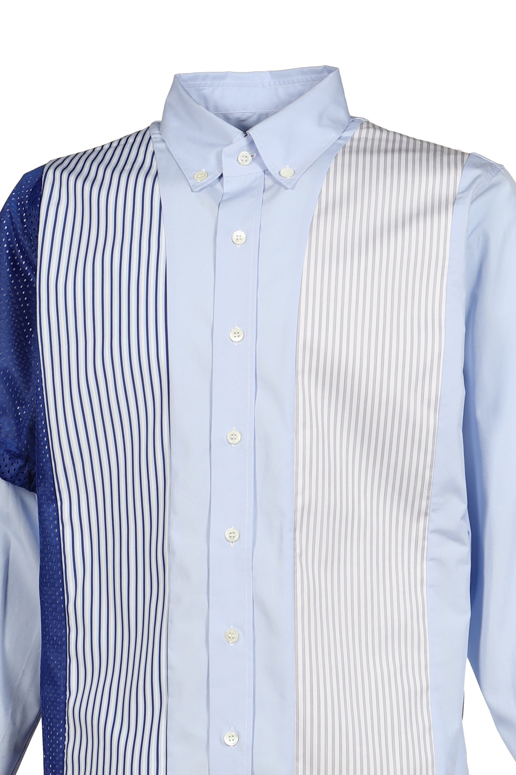 MIX SHIRT // ALL UNIQUE! / WHT/BLU