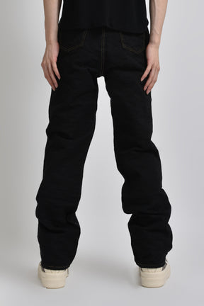 JACQUARD DENIM JEANS / BLK MONOGRAM