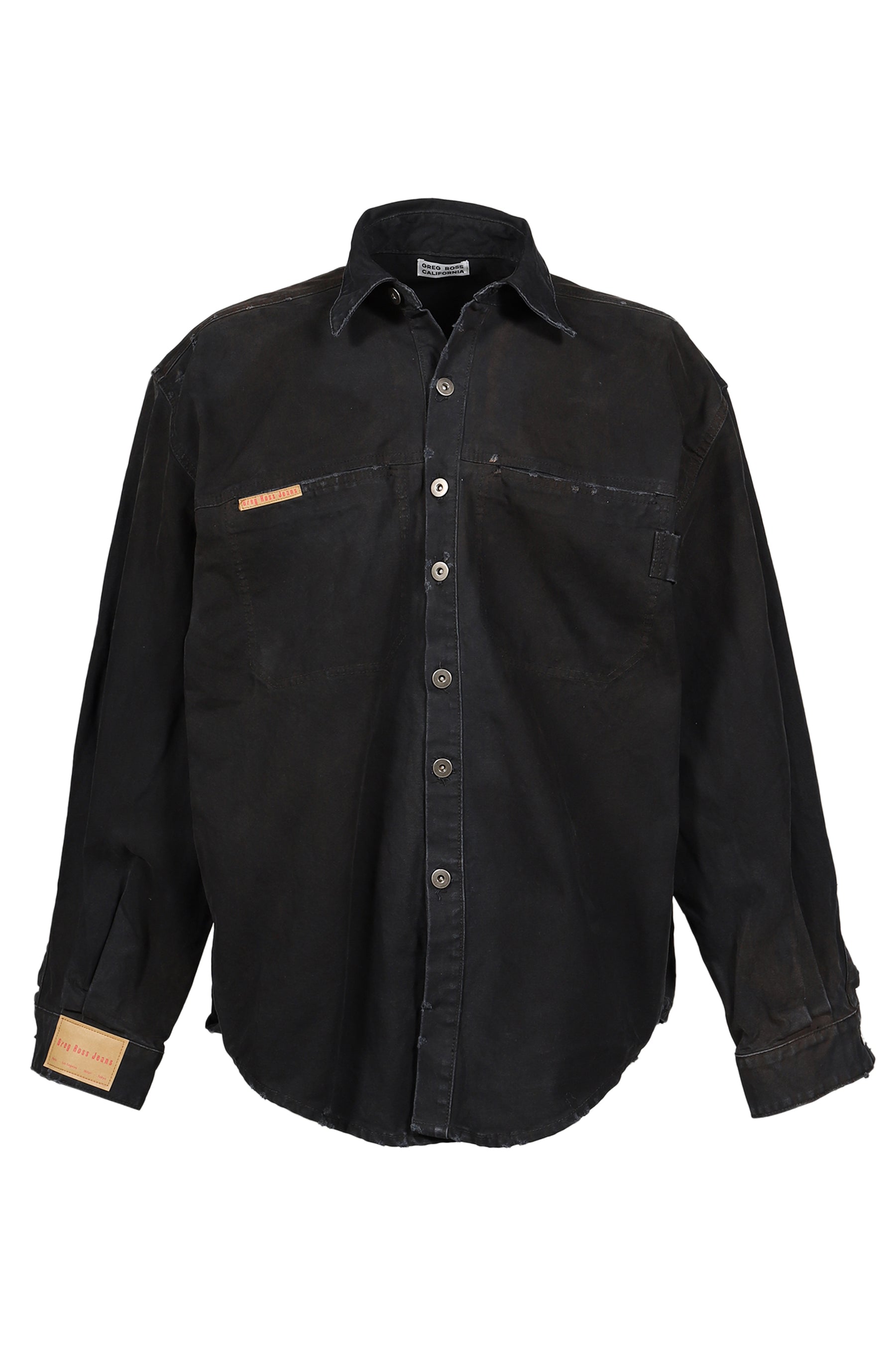 BIG CANVAS SHIRT / BLK