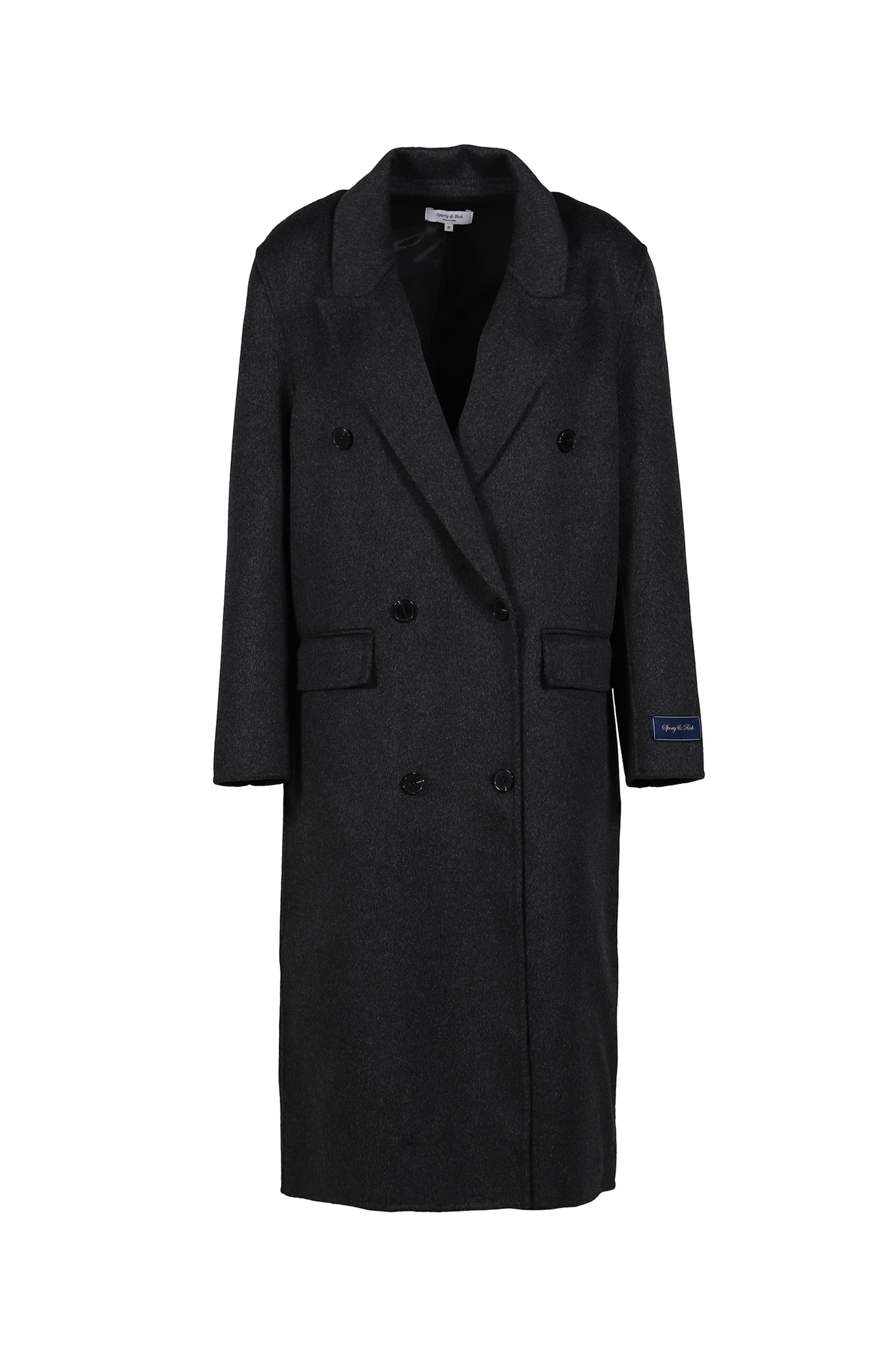 DOUBLE FACED DB CASHMERE / ANTHRACITE 