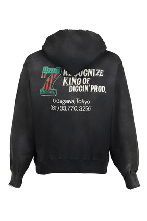 #7 VINYL ZIP HOODIE AGED / BLK