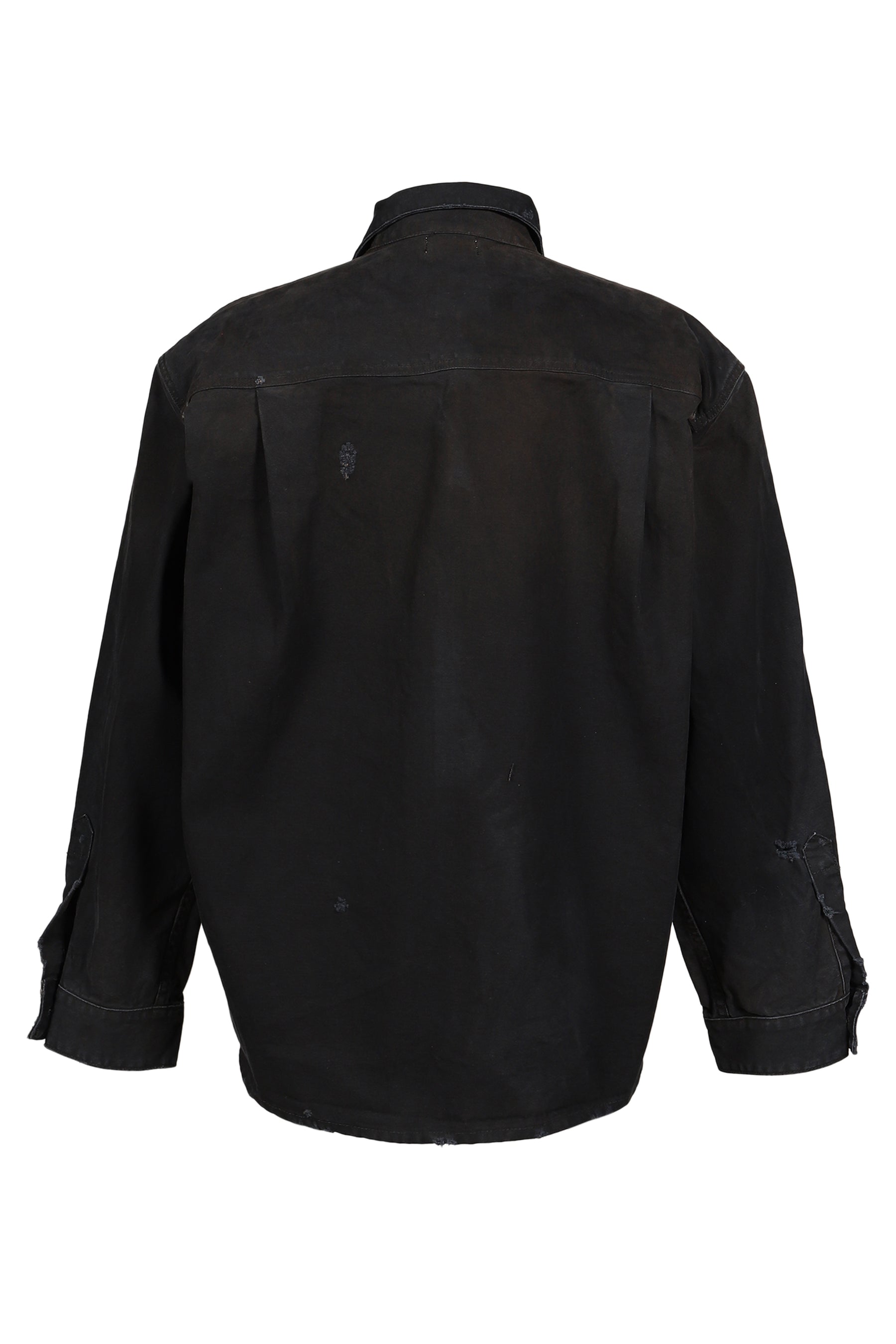 BIG CANVAS SHIRT / BLK