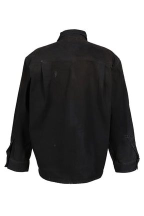 BIG CANVAS SHIRT / BLK