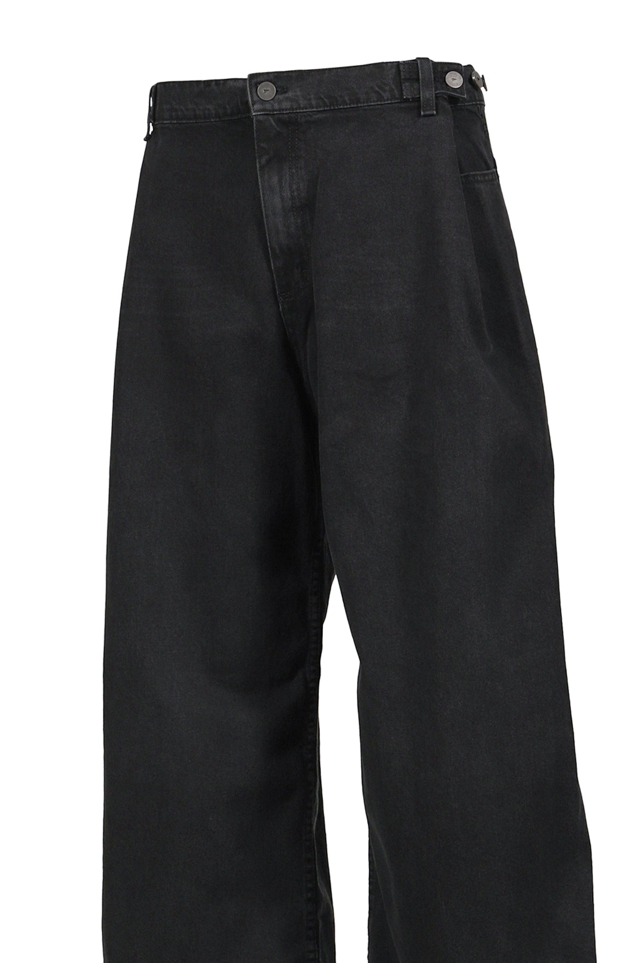 ADJUSTABLE JEANS / BLACK 