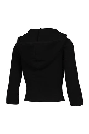 3/4 G WAFFLE BUTTON FLY TEE / BLK
