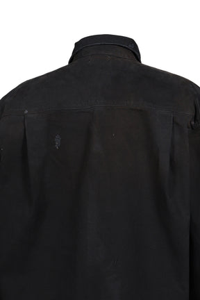 BIG CANVAS SHIRT / BLK