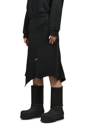 FEMME UPSIDE-DOWN SKIRT / BLK