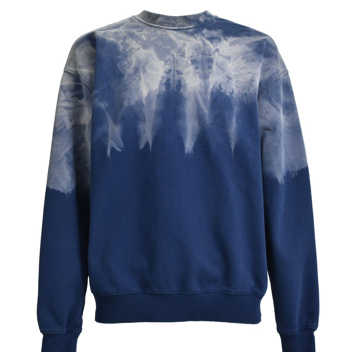 LAST NEST ラストネスト SS25 TIE-DYE CREWNECK / NVY - NUBIAN