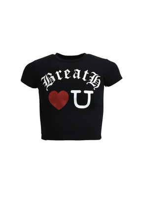 LOVE BH W TEE / BLACK 