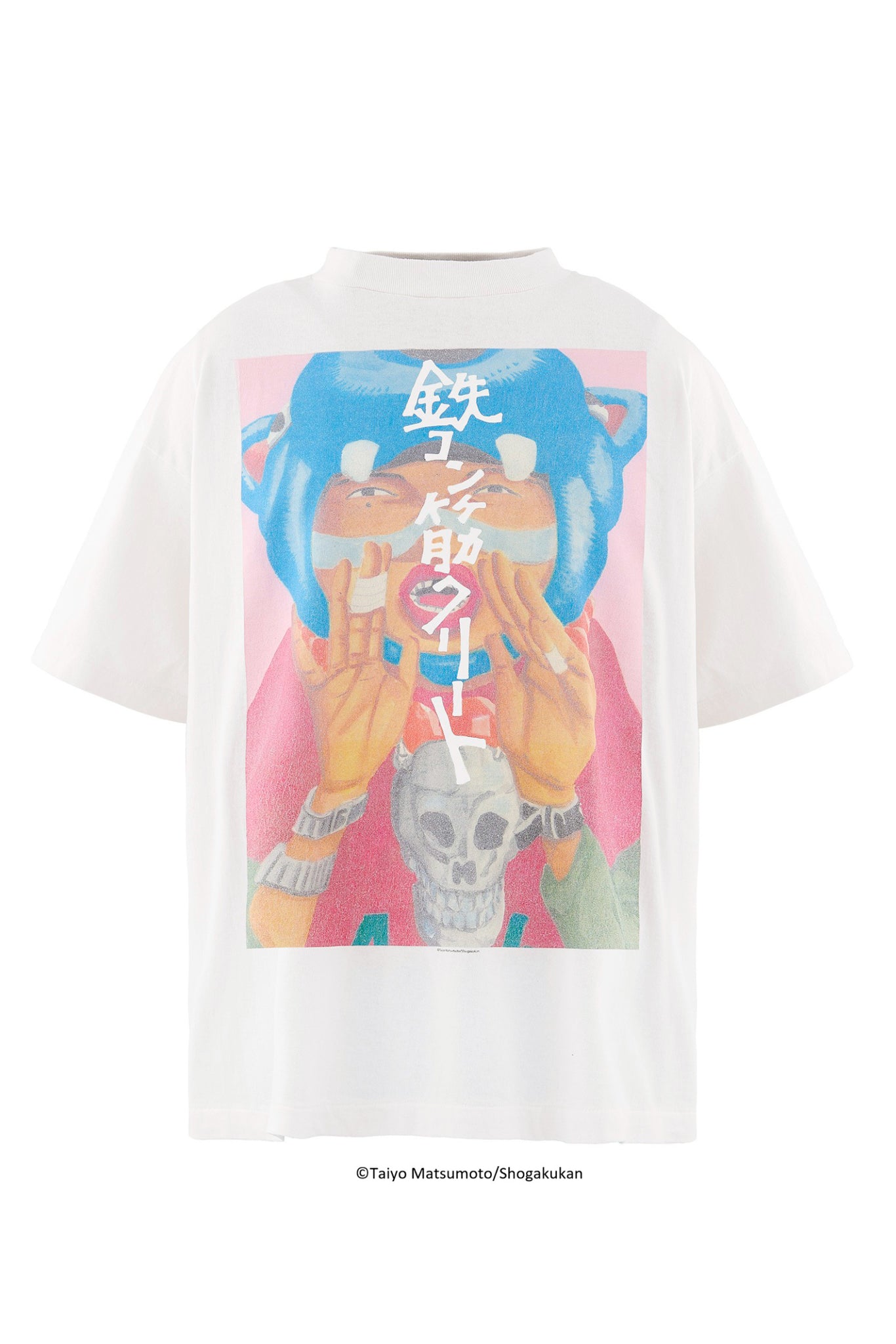 鉄ｺﾝ筋ｸﾘｰﾄ_SS T-SHIRT/SHIRO / WHT