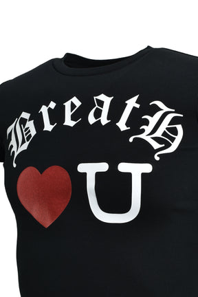 LOVE BH W TEE / BLACK 