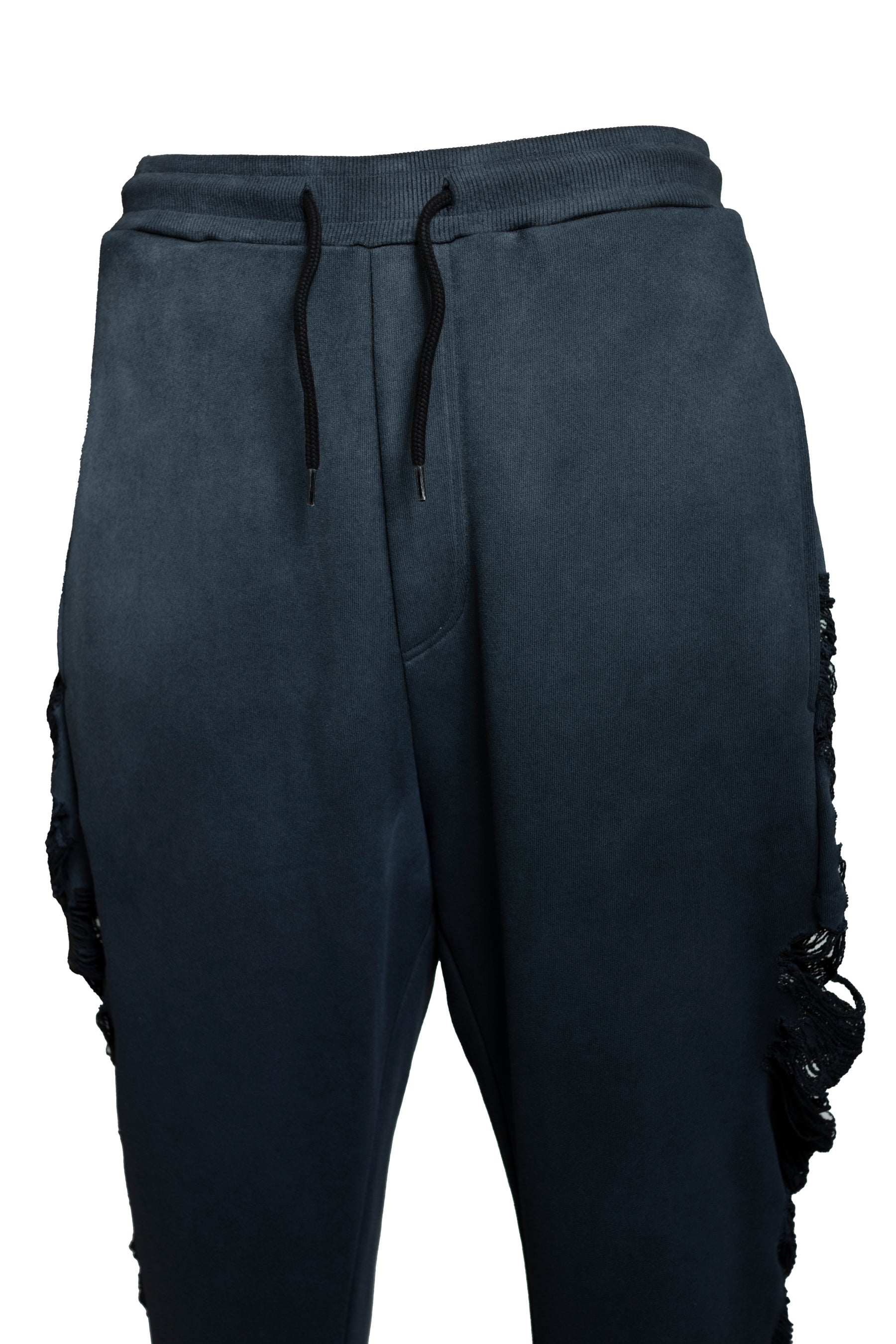 【即完売品✨️】LAST NEST WASHED SWEAT PANTS LAST NEST × JUN/NAKAYAMA Collaboration DISTRESSED CROSS SWEATPANTS