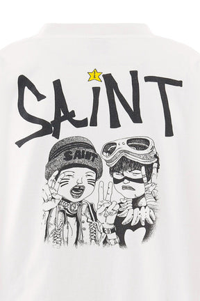 鉄ｺﾝ筋ｸﾘｰﾄ_SS T-SHIRT/SHIRO / WHT