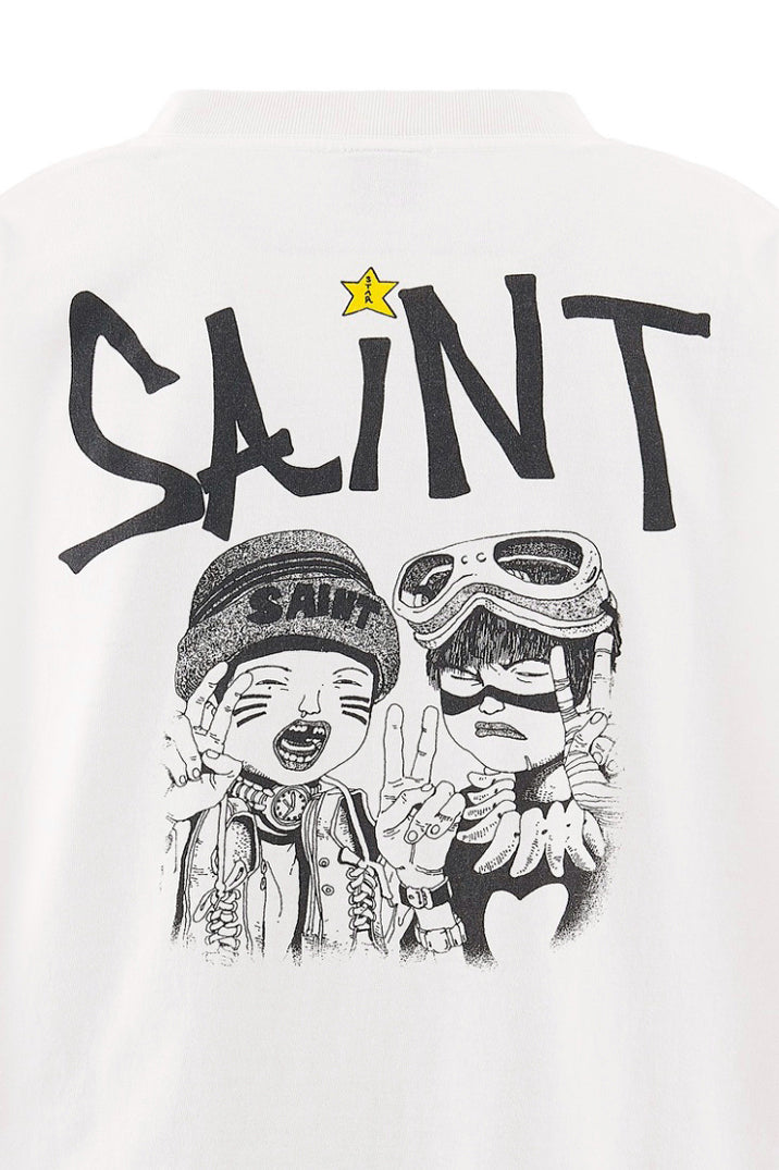 鉄ｺﾝ筋ｸﾘｰﾄ_SS T-SHIRT/SHIRO / WHT