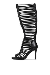 LOCK UP HEELS IN BLACK / BLK