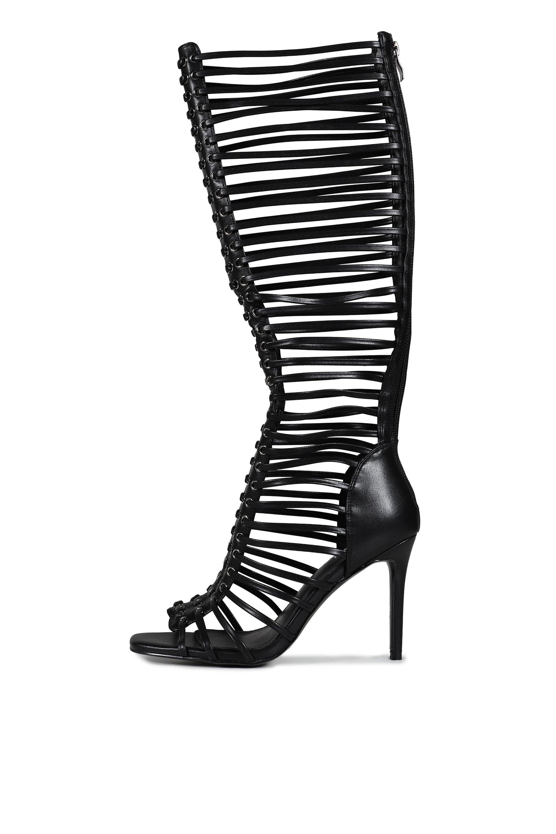 LOCK UP HEELS IN BLACK / BLK