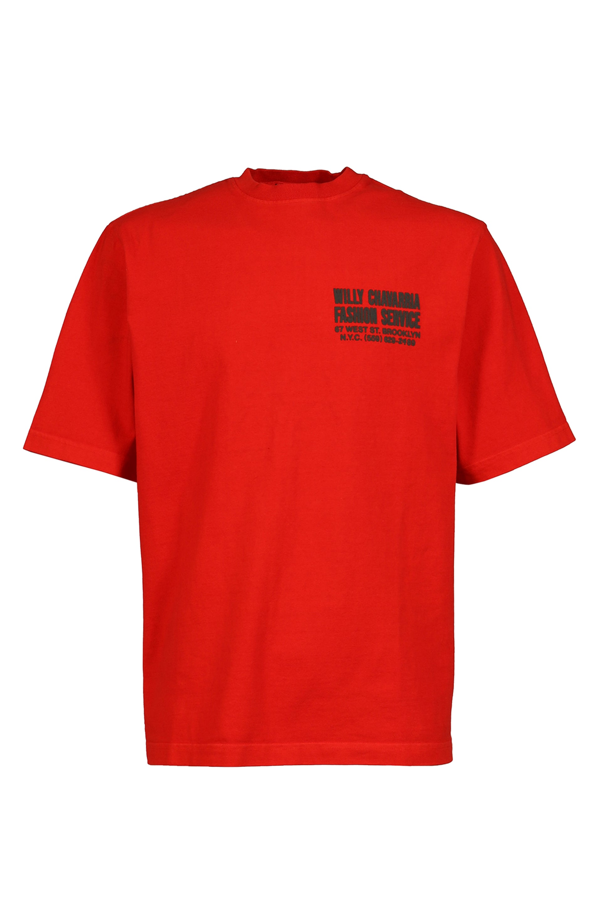 "FASHION SERVICES" - STANDARD TEE / RED HOT