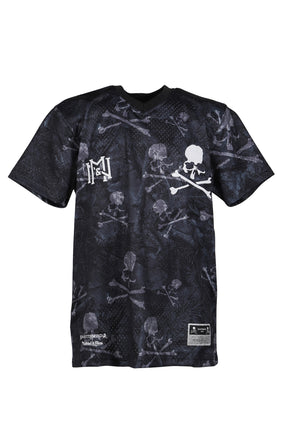 JY16963-CLBBLCK/MASTERMINDXM&N PRINT BP MESH / BLK