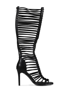 LOCK UP HEELS IN BLACK / BLK