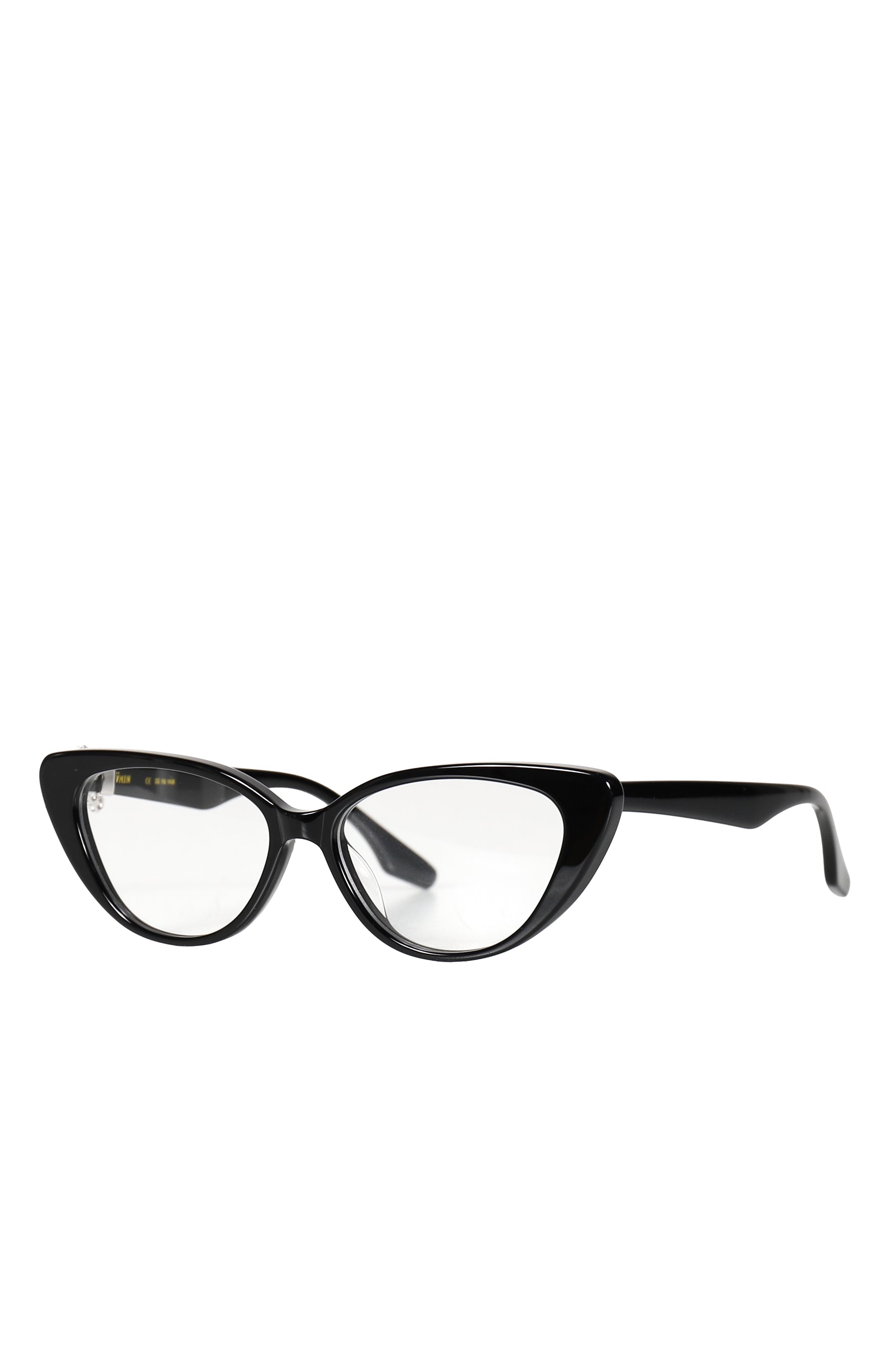 GEMSTONE BOWKNOT GLASSES SIDE BOW / BLK 